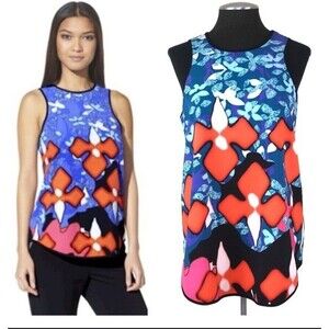 Peter Pilotto - Multicolor Floral Tank - Target - Small- Summer Fun - Bright